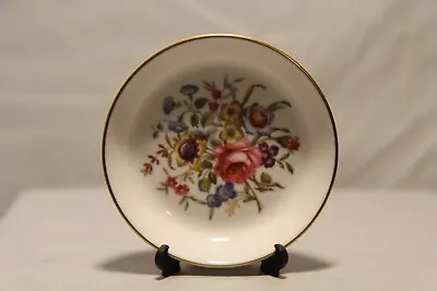 Buy Set Of 3 Royal Worcester #51 Fine Bone China Dish 4  With Flowers And Gold Trim • 12.31£