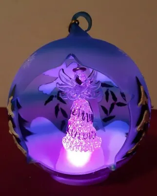 Buy Sorelle Vintage Crystal Angel Dove Glass Globe Ornament Light Assorted Colors ✞  • 23.98£