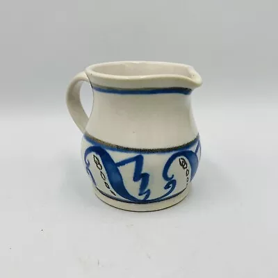 Buy Buchan Stoneware Pottery Portobello Scotland Creamer Blue White Abstract M1/47 • 20.87£
