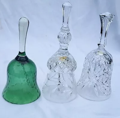 Buy Three Vintage Glass Bells ~ Job Lot • 20£