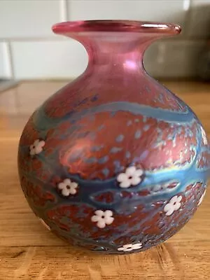Buy Okra Orient & Flume Vase Etched On Base Okra 1990 Pi.2 153 • 70£