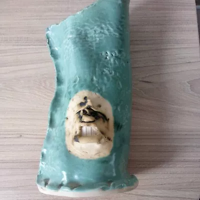 Buy Expressions Irish Stoneware Funny Face Vase 9 Inches Tall • 7.99£