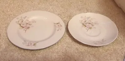 Buy Crown Trent  Fine Bone China Side Plates And Saucer  • 5.99£
