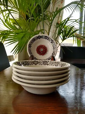 Buy 6 Vintage Retro Broadhurst Kathie Winkle Romany Dipping Bowls Dish Small Bowls • 16.99£