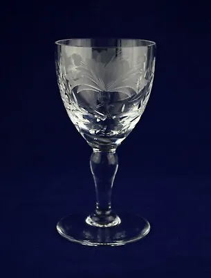 Buy Royal Brierley Crystal  HONEYSUCKLE  Wine Glass - 13.5cms (5-1/4 ) Tall - 1st • 22.50£