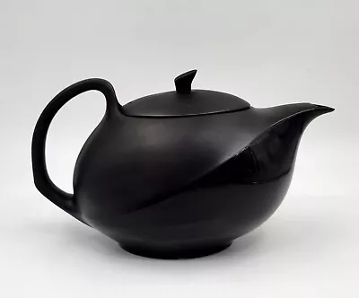 Buy Vintage Wedgwood England LUNAR Black Basalt Ceramic 4 Cup Tea Pot Teapot #225 • 94.49£