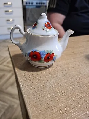 Buy Blue Waters Of England Staffordshire Fine Bone China Miniature Teapot 1069 • 6£