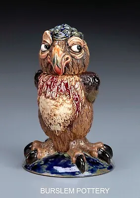 Buy Burslem Pottery Grotesque Bird Rosie Stoneware Inspired By Martin Brothers • 189£