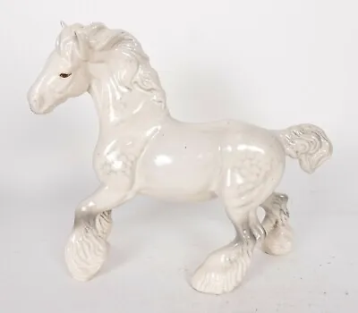 Buy Beswick Horses 'Cantering Shire' 975 Grey Gloss! Made In England! • 115£
