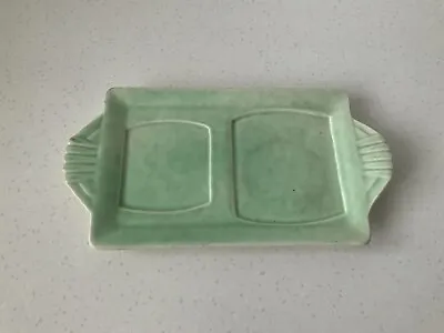 Buy George Clews England Green Art Deco Antique  Tray • 10£