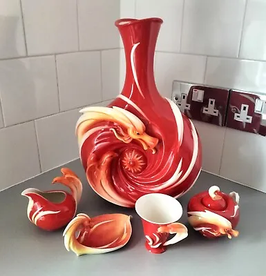 Buy STUNNING Franz Porcelain RED DRAGON Tea Set Centrepiece - Chinese New Year  • 2,250£