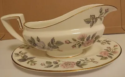 Buy Royal Worcester - June Garland - Gravy Boat And Plate. Fine Bone China. C 51. • 3.99£