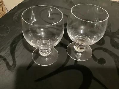 Buy 2 X Vintage Dartington Crystal Claret Wine Glasses • 24.99£