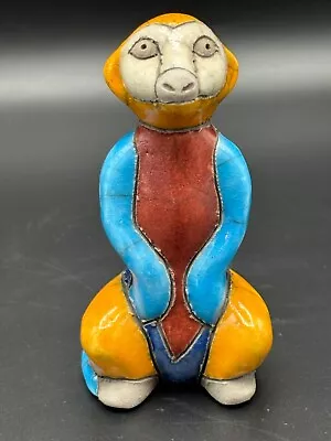 Buy Vintage South African Fenix Racu Pottery Meercat Signed • 30£
