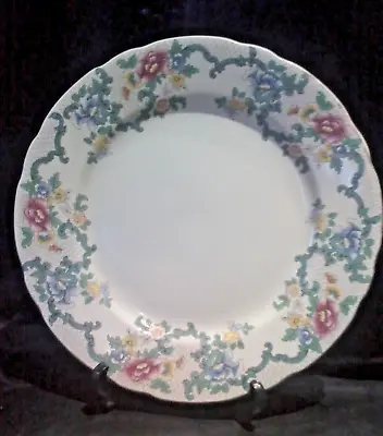 Buy Rare Bristol Pottery Royal Cauldon Victoria Floradora 10.5 Inch Dinner Plate Exc • 6.99£