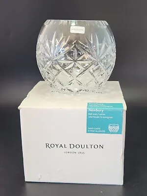 Buy Royal Doulton Crystal Newbury Ball Vase G/A:40996 • 9.99£