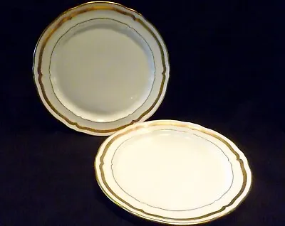 Buy Pair MARIE ANTOINETTE  7  SALAD PLATES Raynaud & Co LIMOGES FRANCE White China • 77.20£