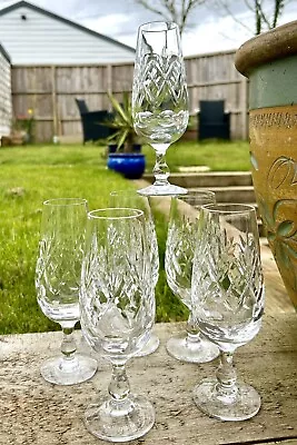Buy Six Royal Doulton Crystal Georgian Champagne Glasses/flutes • 89£