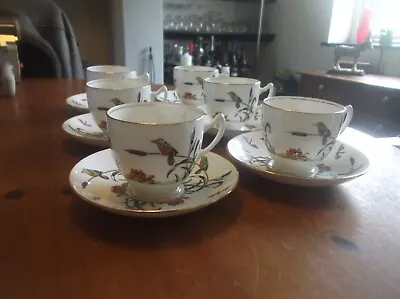 Buy 6 Art Deco Standard China Tea Cups & Saucers • 75£