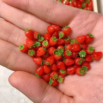 Buy 10PC 1:12 Scale Dolls House Miniatures Strawberry Mini Food Vegetable Fruit Set • 7.67£