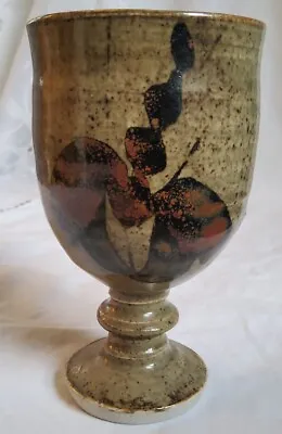 Buy Scottish Studio Pottery Goblet Chalice Wine Handmade 12cm Skye  • 8£