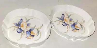 Buy 2x Aynsley China Just Orchids Trinket Dishes England • 8.99£