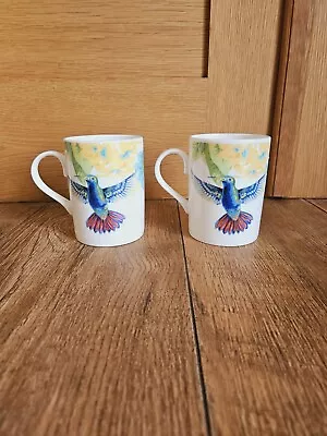 Buy Laura Ashley Kingfisher Mugs X2 • 20£