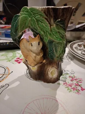 Buy Vintage Hornsea Squirrel On Branch Vase No 75 Made In England • 0.99£