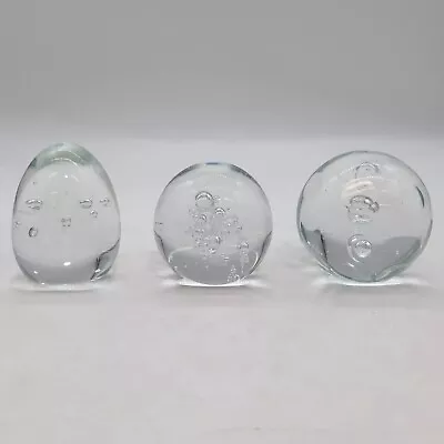 Buy Collection Of 3 Glass Paperweights (#H1/NA) • 9.99£