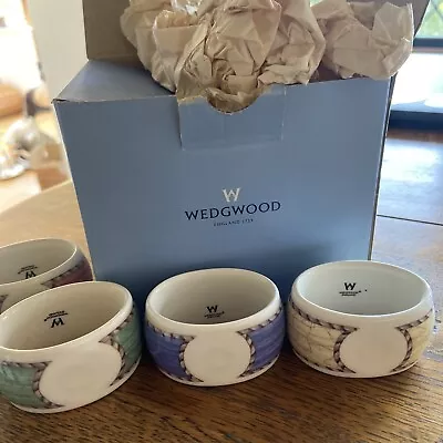 Buy Sarah’s Garden Wedgewood Napkin Rings 4 In Box 2 Sets Available • 19£