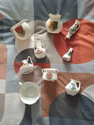 Buy W H Goss Vintage White Pottery Bundle Collection From Various Locations • 25£