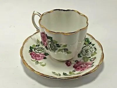 Buy Vintage Collectible Royal Vale English Fine Bone China Tea Cup And Sauce • 47.49£