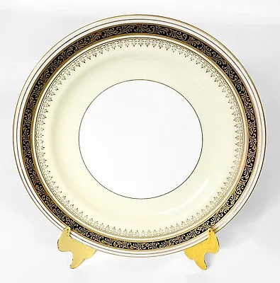 Buy Noritake China 6448 Morimura Gold Black Porcelain 7 1/2” Salad Plate(s) MINT • 14.39£