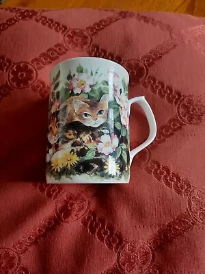 Buy English Bone China Mug Depicting Cats • 8£
