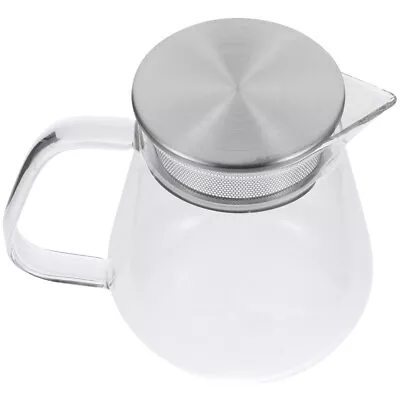 Buy  Glass Teapot Stainless Steel Make Transparent Chinese Cups Clear • 18.65£
