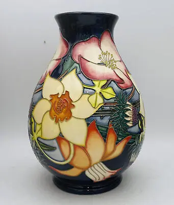 Buy MOORCROFT Vase GOLDEN JUBILEE By Emma Bossons - Rare CHATSWORTH Backstamp • 229.95£