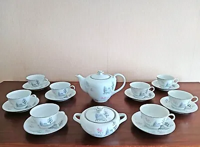 Buy 1960's Vintage 18-piece SONE CHINA Japanese Tea Set Pattern 1521 • 15£