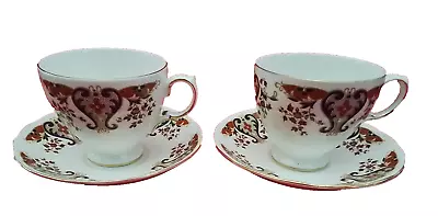 Buy Colclough Royale Pattern Vintage English Bone China Coffee Cup & Saucer X 2 (b) • 9.95£