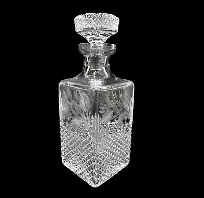 Buy Cut Crystal Spirits Decanter With Stopper • 149.60£