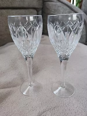 Buy Vintage Stuart  Crystal Wine Glasses X2  • 6£
