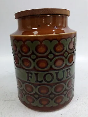 Buy Vintage Hornsea Pottery 1978 Bronte Flour Jar With Lid Made In England Preowned  • 9.99£
