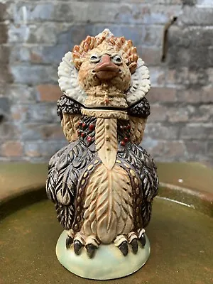 Buy BURSLEM POTTERY GROTESQUE BIRD QUEEN ELIZABETH 1st INSPIRED BY MARTIN BROTHERS • 130£