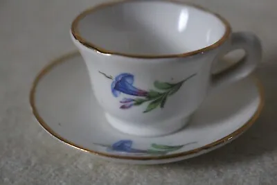 Buy Miniature Vintage Teacup And Saucer. Fine Bone China, Oakley China. Made In UK • 1.50£