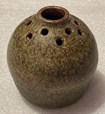 Buy Vintage Denis Vibert Maine Art Pottery Flower Frog Vase • 94.49£