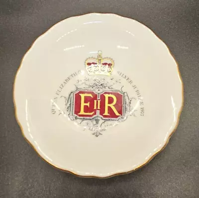 Buy Royal Grafton Bone China Queen Elizabeth II Silver Jubilee Pin Dish  • 5.49£