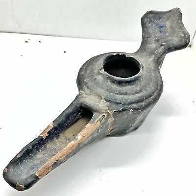 Buy Ancient Middle Eastern Islamic Clay Pottery Artifact Oil Lamp C. 900-1600AD - B • 237.04£