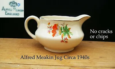 Buy Alfred Meakin Floral Decorated Bone China Jug • 4.99£