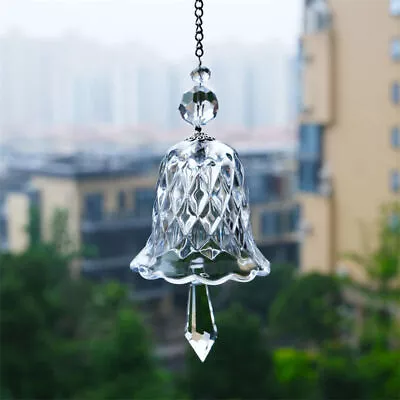 Buy Wind Chimes Christmas Rainbow Crystal Bell Glass Window Ornaments Pendant • 7.97£