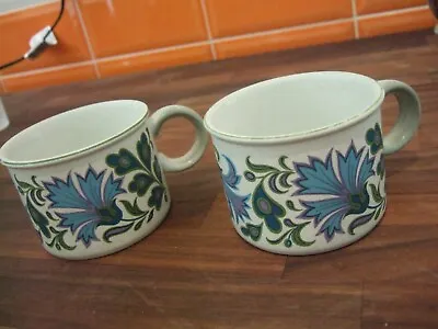 Buy 2 X Collectable / Useful Retro Colourful Midwinter Cups  - Caprice • 5.99£