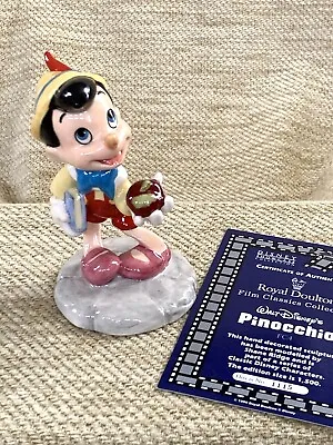 Buy Royal Doulton Disney Showcase Pinocchio Figurine Ornament Ltd Edition COA Mint • 79.99£
